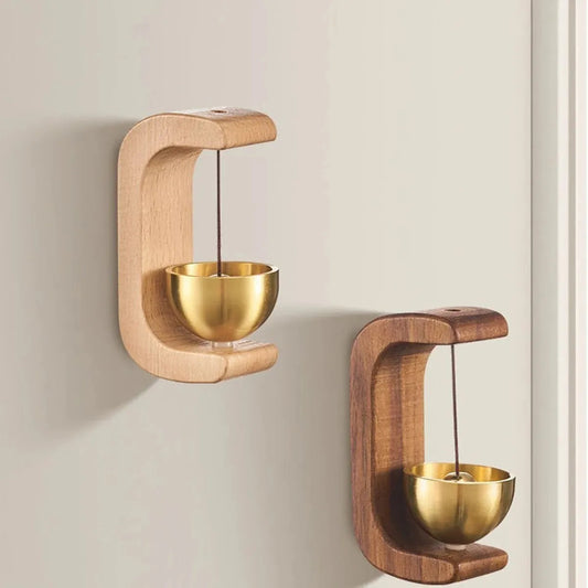 Hanging Decorations Wooden Wind Chimes Wireless Doorbell