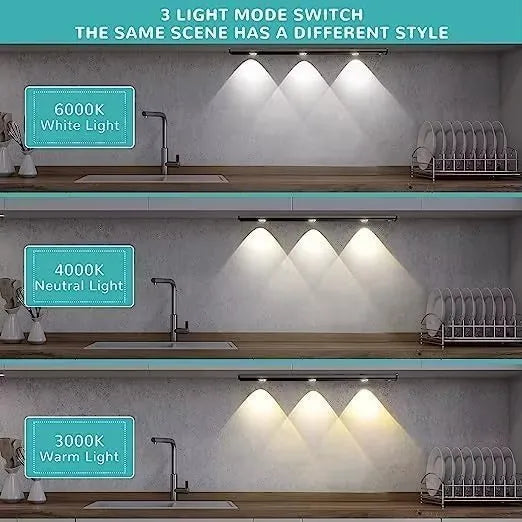 LED Ultra Thin Under Cabinet Lights , Motion Sensor Night Light